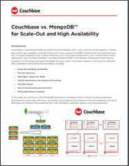 Couchbase Vs Mongodb For Scale Out And High Availability